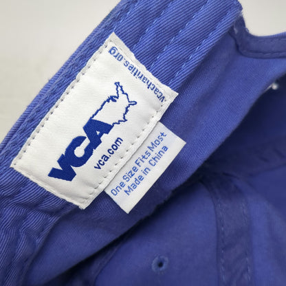 VCA Baseball Cap Blue One Size WOOF Pet CancerCare Slideback Hat Hope Unleashed