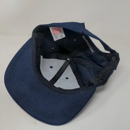 Johnstone Slideback Hat Blue One Size Embroidered Logo American Needle