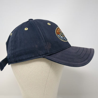 Jeep Baseball Cap Blue One Size Test the Limits Mountain Graphic Slideback Hat