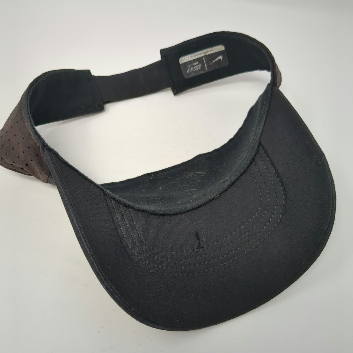 Idaho Vandals NCAA Nike Visor Black One Size Dri-FIT Perforated Strapback Hat