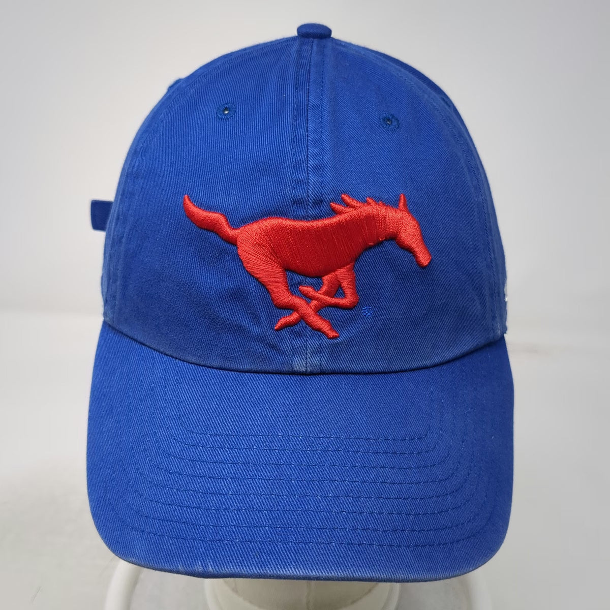 '47 Baseball Cap Blue One Size NCAA SMU Mustangs Embroidered Cotton Curved Hat