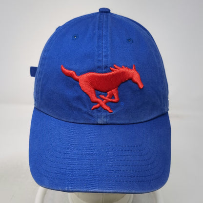 '47 Baseball Cap Blue One Size NCAA SMU Mustangs Embroidered Cotton Curved Hat