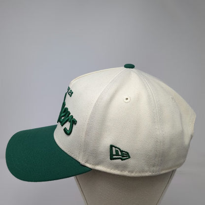New Era 5 Panel White Green One Size Los Angeles Dodgers Snapback MLB Hat