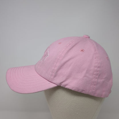 New York Est. 1625 Slideback Baseball Cap Pink One Size Adjustable by Elidan