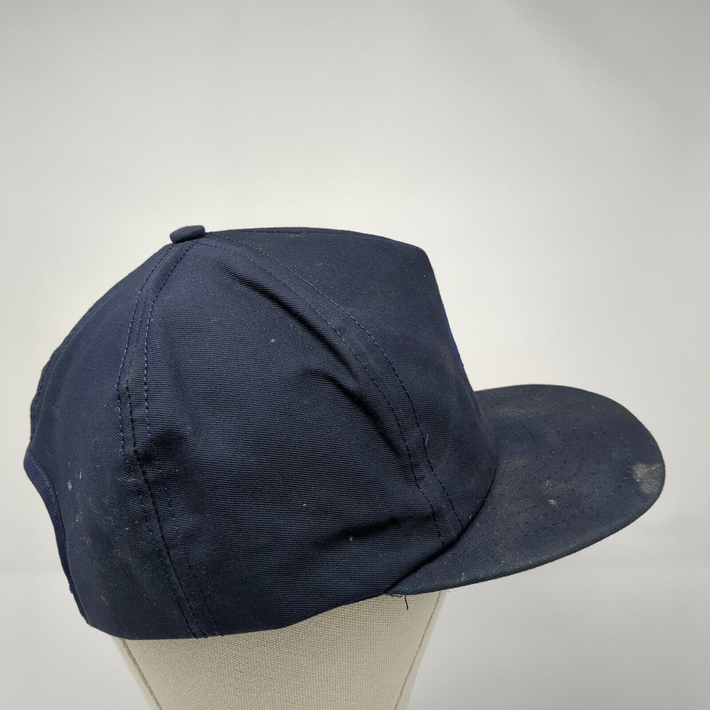 Albertsons Snapback Hat Blue One Size Adjustable Embroidered Logo Cintas