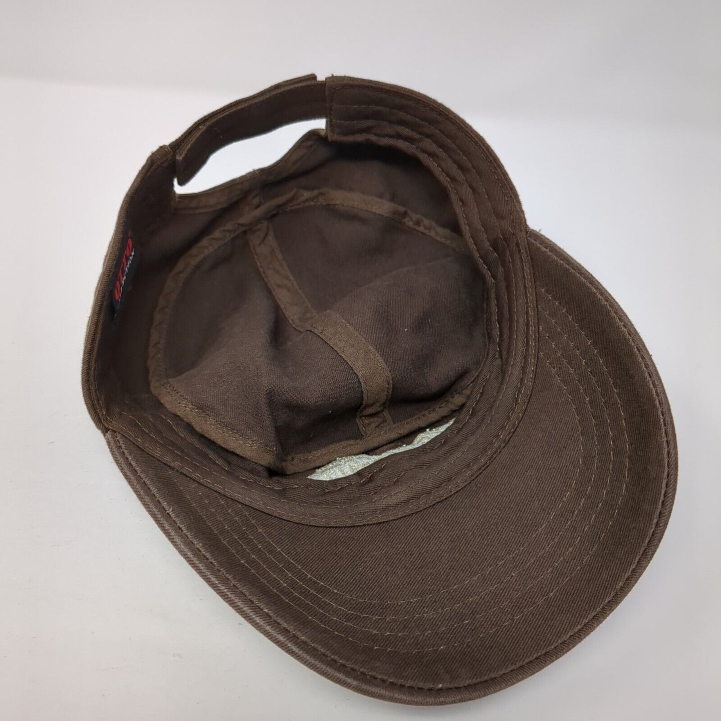 Lake Walcott Cadet Army Cap Brown One Size Adjustable Embroidered Otto Cotton