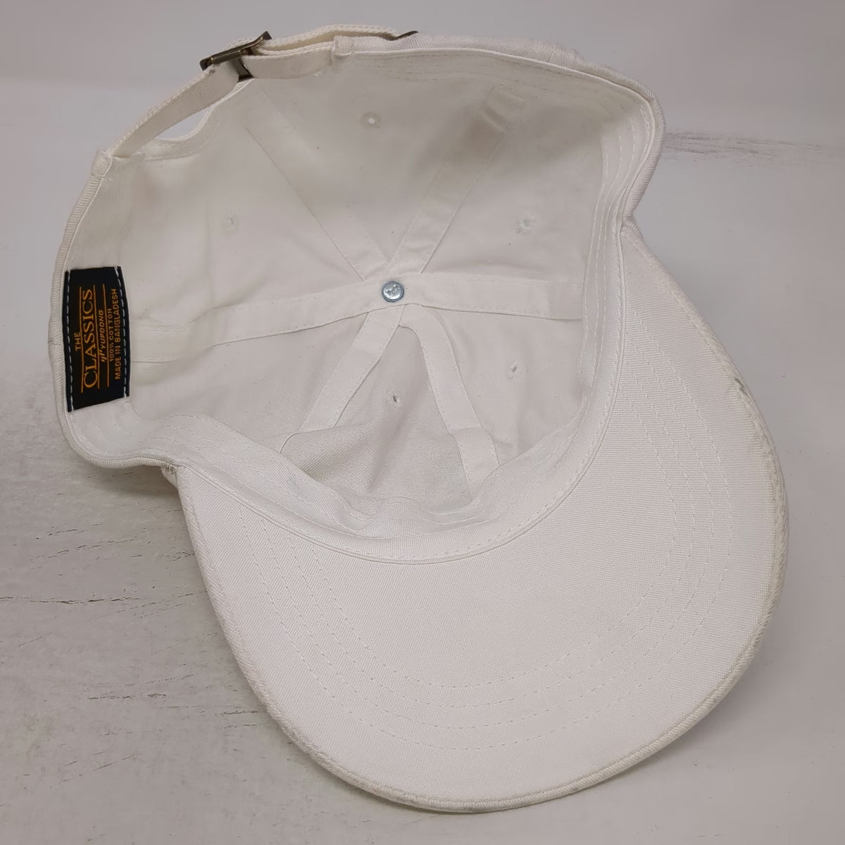 Yupoong Baseball Cap White One Size Golf Definitely Maybe Last Round Cotton Hat