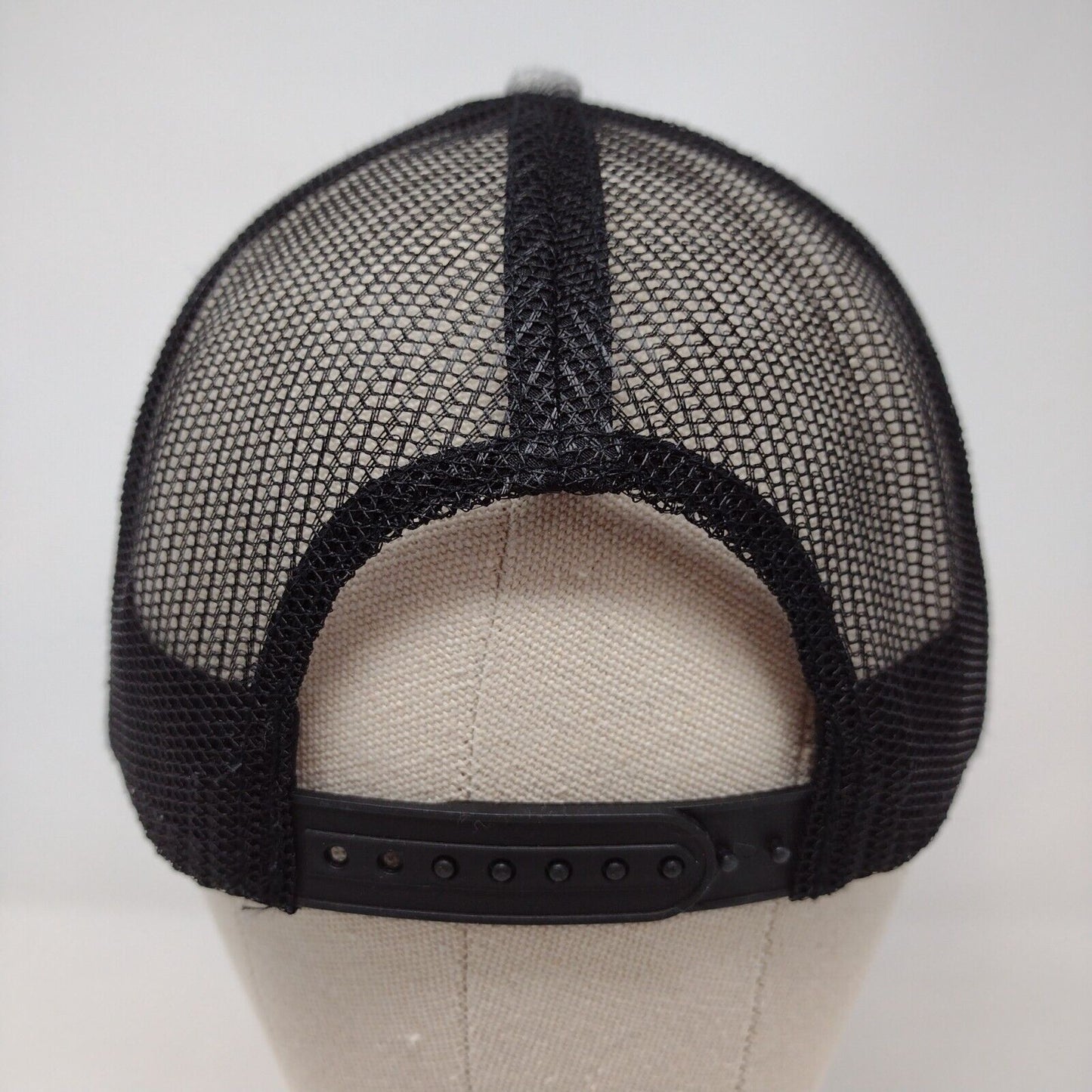 RSP Design Patch Snapback Mesh Back Trucker Hat Gray OSFA Cap America