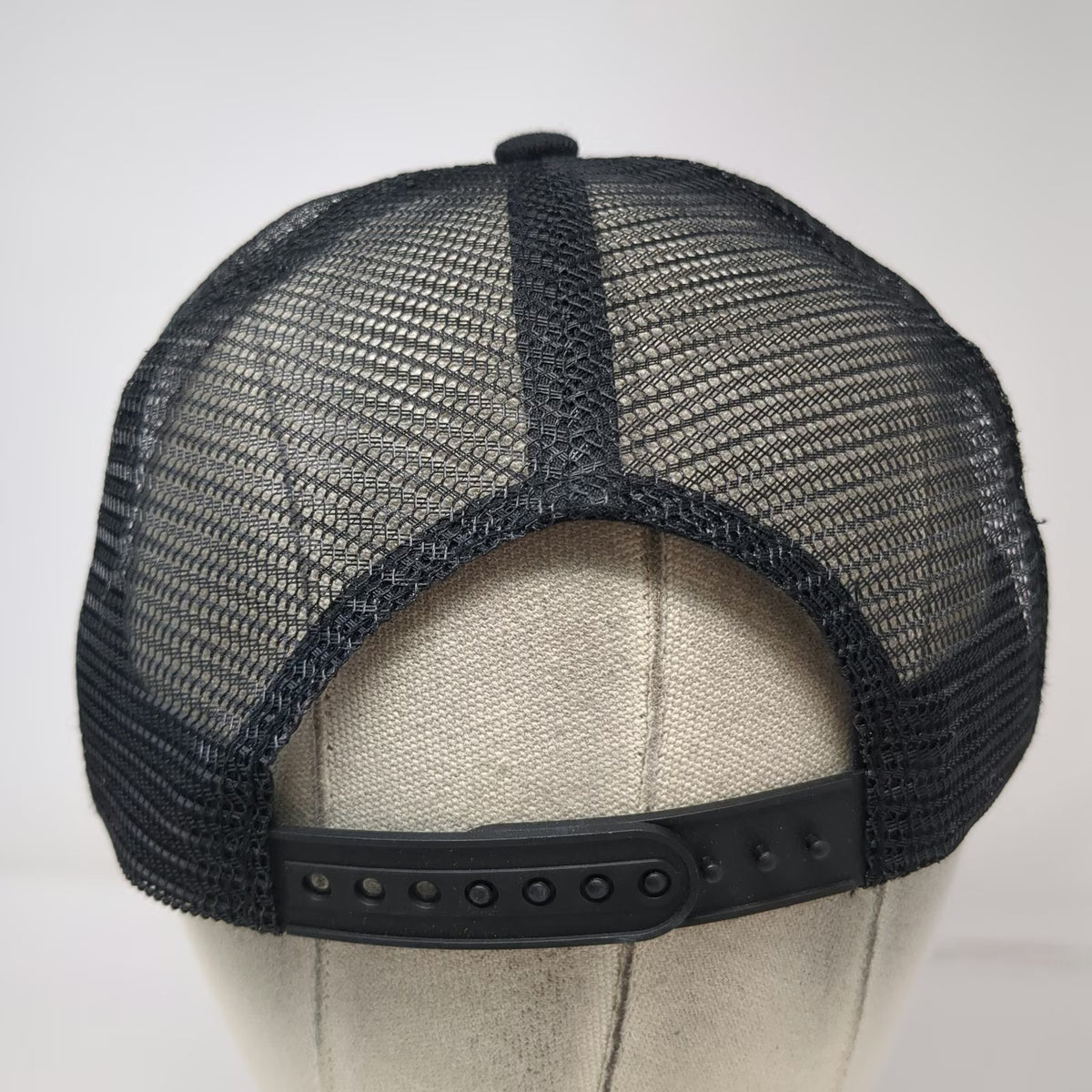 Bart Bridge Trucker Hat Black One Size Snapback Mesh Yountville California Wine
