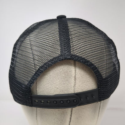 Bart Bridge Trucker Hat Black One Size Snapback Mesh Yountville California Wine