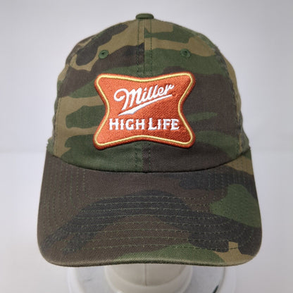 Miller High Life Slideback Hat Camo OS Adjustable Embroidered American Needle