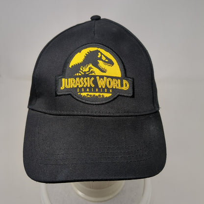 Jurassic World Dominion Patch Strapback Hat Black One Size Adjustable