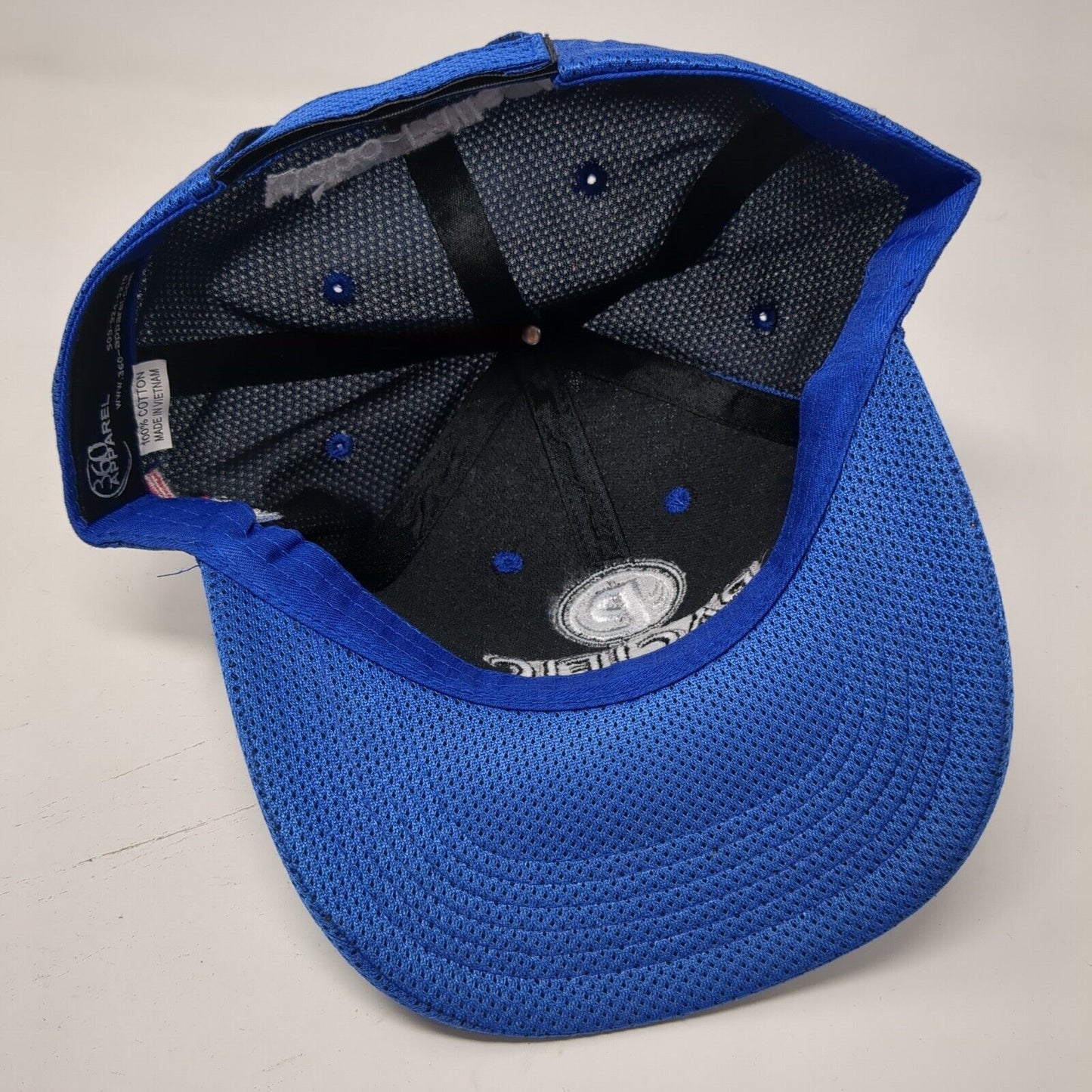 Pacific Steel Idaho Falls ID Strapback Hat Blue One Size Embroidered