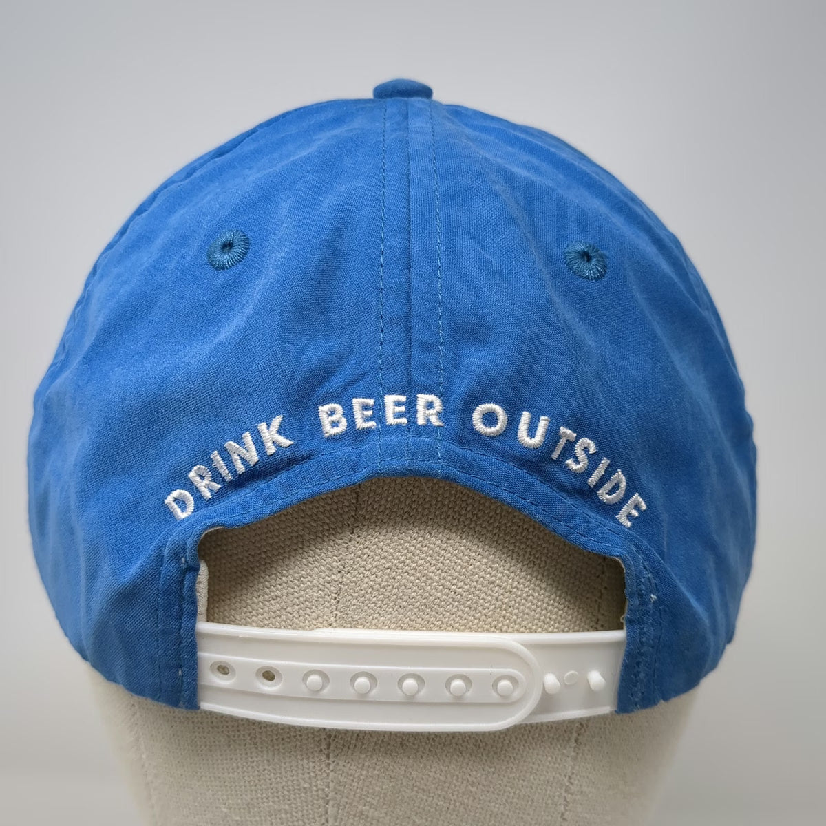 Brist Mfg 5 Panel Blue White One Size 10 Barrel Brewing Co Snapback Rope Hat