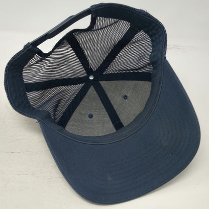 YOU KNOW Trucker Hat Blue One Size Sun Valley Ski Resort Mountain Patch Snapback