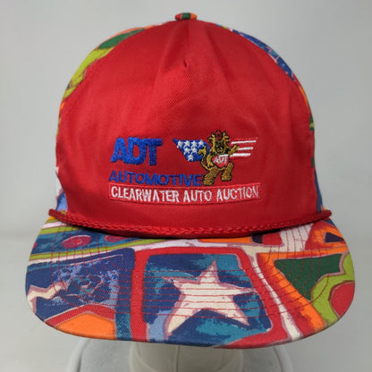 ADT Automotive Snapback Rope Hat Multi One Size Embroidered Abstract