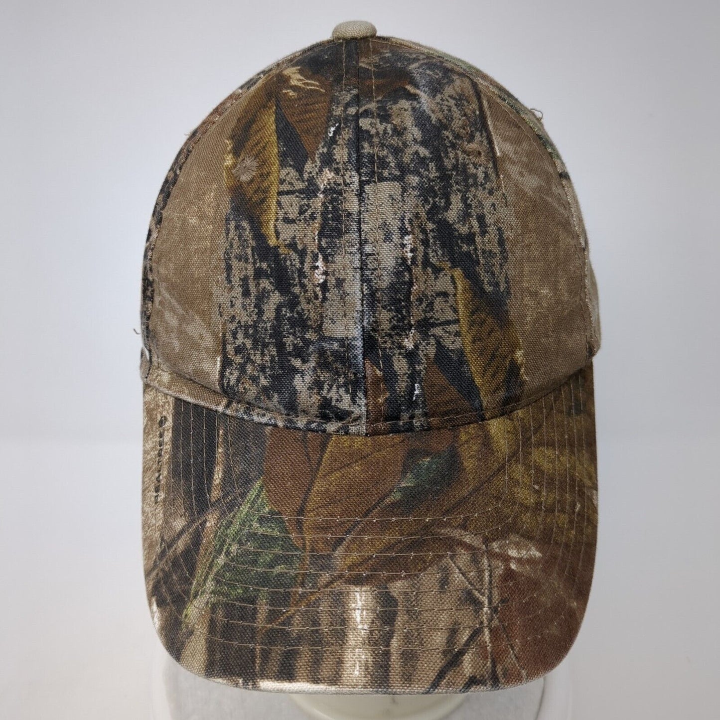 Realtree Strapback Hat Camouflage One Size Adjustable Vented Holes Signatures