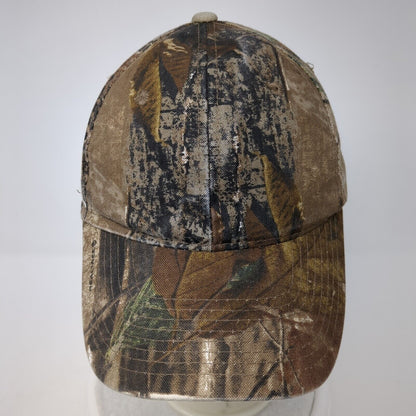 Realtree Strapback Hat Camouflage One Size Adjustable Vented Holes Signatures