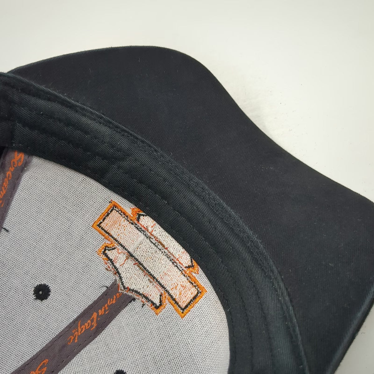 Harley-Davidson Screamin' Eagle Baseball Cap Black One Size Strapback Flame Hat