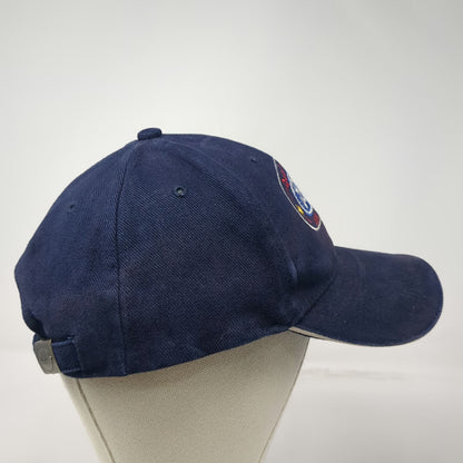 Sun Cap Baseball Blue One Size Ford Quality Parts Logo Slideback Strap Hat