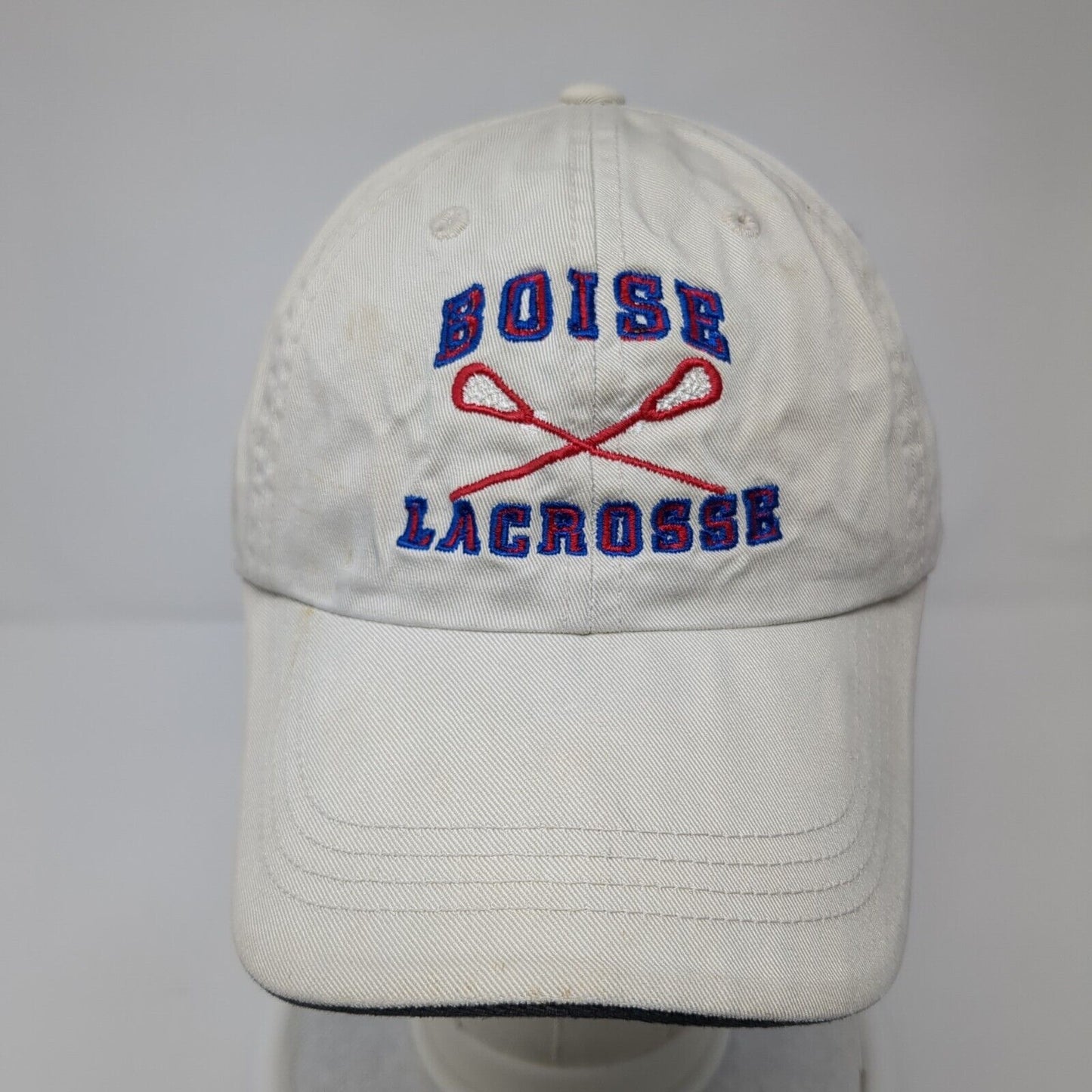 Boise Lacrosse Strapback Hat Tan One Size I Gotz Skillz Port Authority
