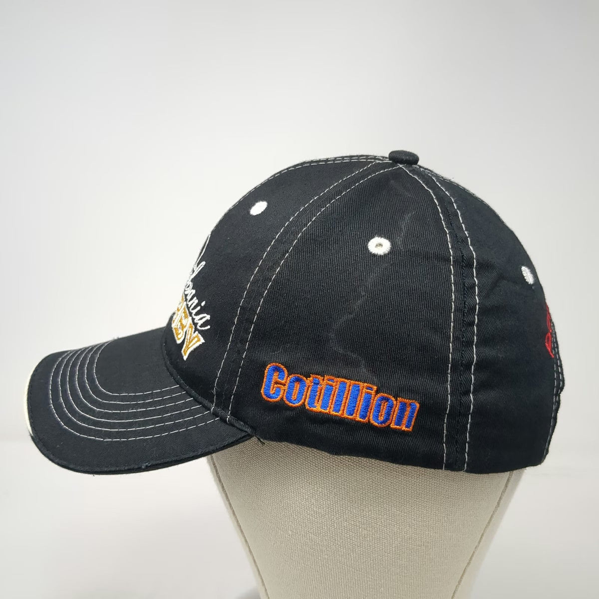 Black Baseball Cap One Size 2014 Pennsylvania Derby Parx Racing Strapback Hat