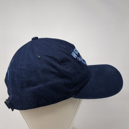 Work Sucks I'm Going To The River Slideback Hat Blue OS Adjustable Richardson