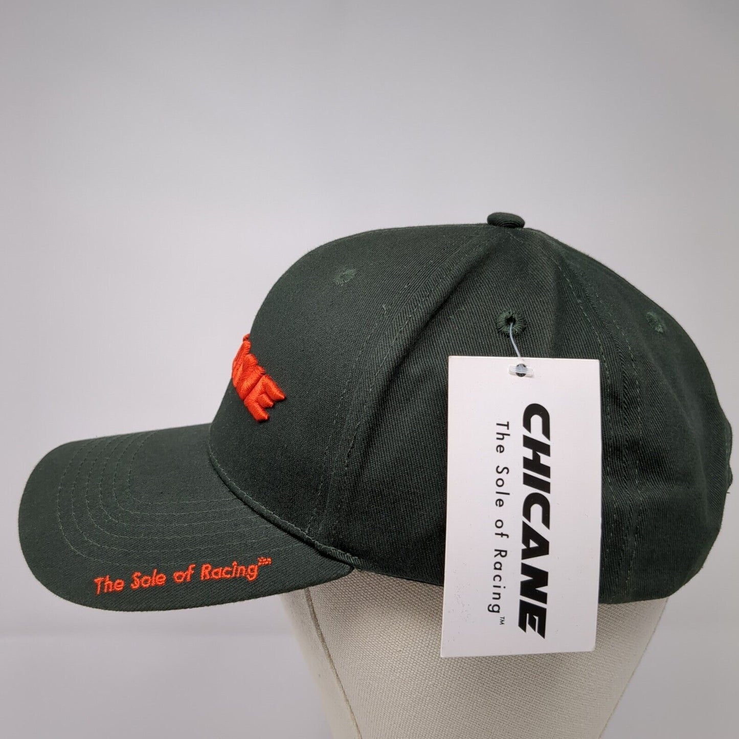 Chicane Snapback Hat Black Red OSFA Embroidered Logo W/Tags Rove