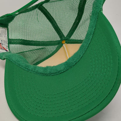 OTTO Trucker Hat Green One Size 10 Barrel Brewing Co Mesh Foam Rope Graphic