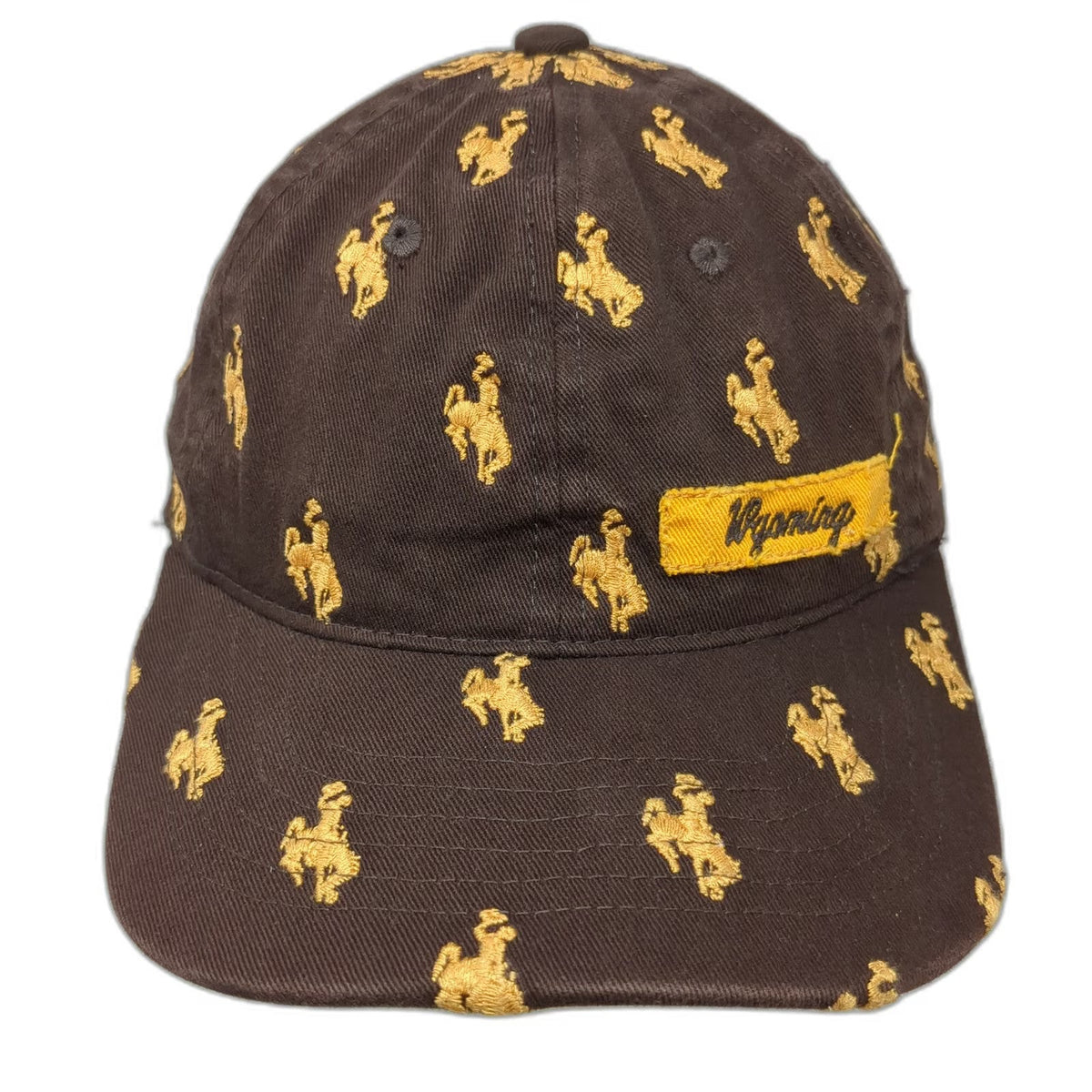Zephyr Baseball Cap Brown OSFM University of Wyoming Steamboat All Over Print