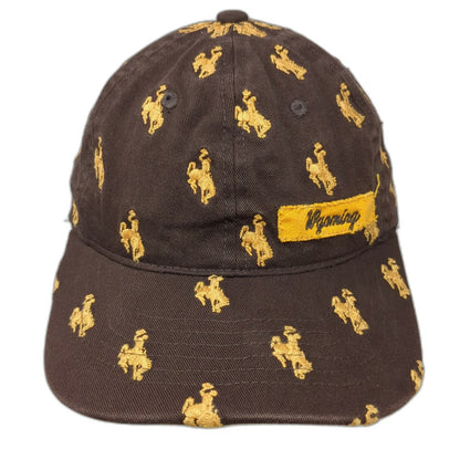 Zephyr Baseball Cap Brown OSFM University of Wyoming Steamboat All Over Print