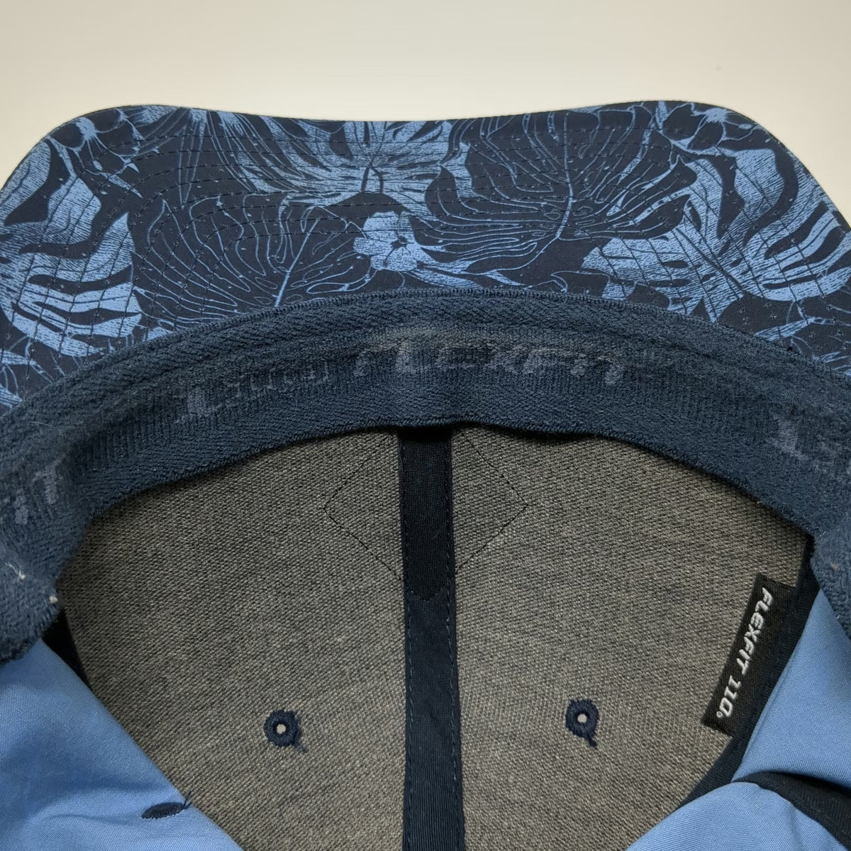 Travis Mathew Snapback Blue One Size Hat Ka'anapali Maui Floral Monstera Print
