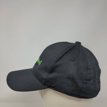Trulieve Strapback Hat Black Adult Embroidered 6 Panel Outdoor Cap