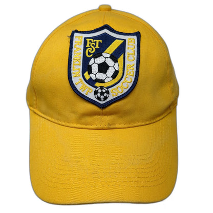 Otto Baseball Cap Yellow One Size Franklin TWP Soccer Club Strapback Hat Cotton