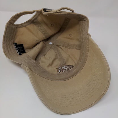 Bear Slideback Hat Tan One Size Adjustable Embroidered Carbon Elements