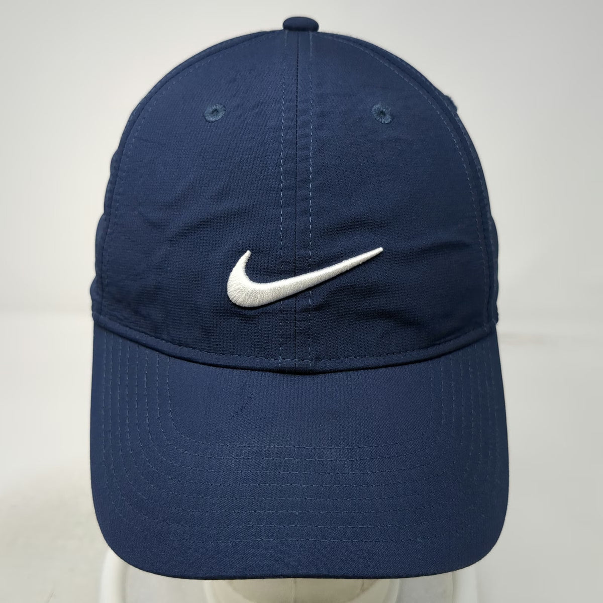 Nike Baseball Cap Blue One Size Adjustable Strapback Dri-FIT Legacy91 Swoosh Hat