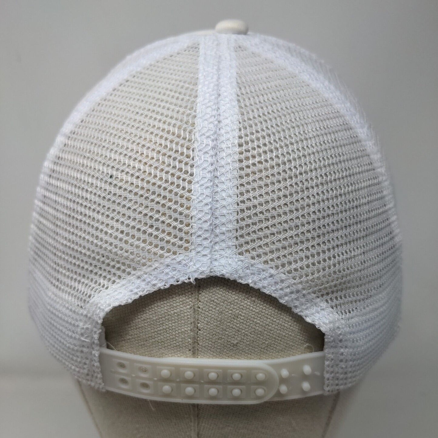 Owl Snapback Trucker Hat White One Size Adjustable Mesh Back 6 Panel