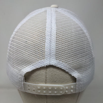 Owl Snapback Trucker Hat White One Size Adjustable Mesh Back 6 Panel
