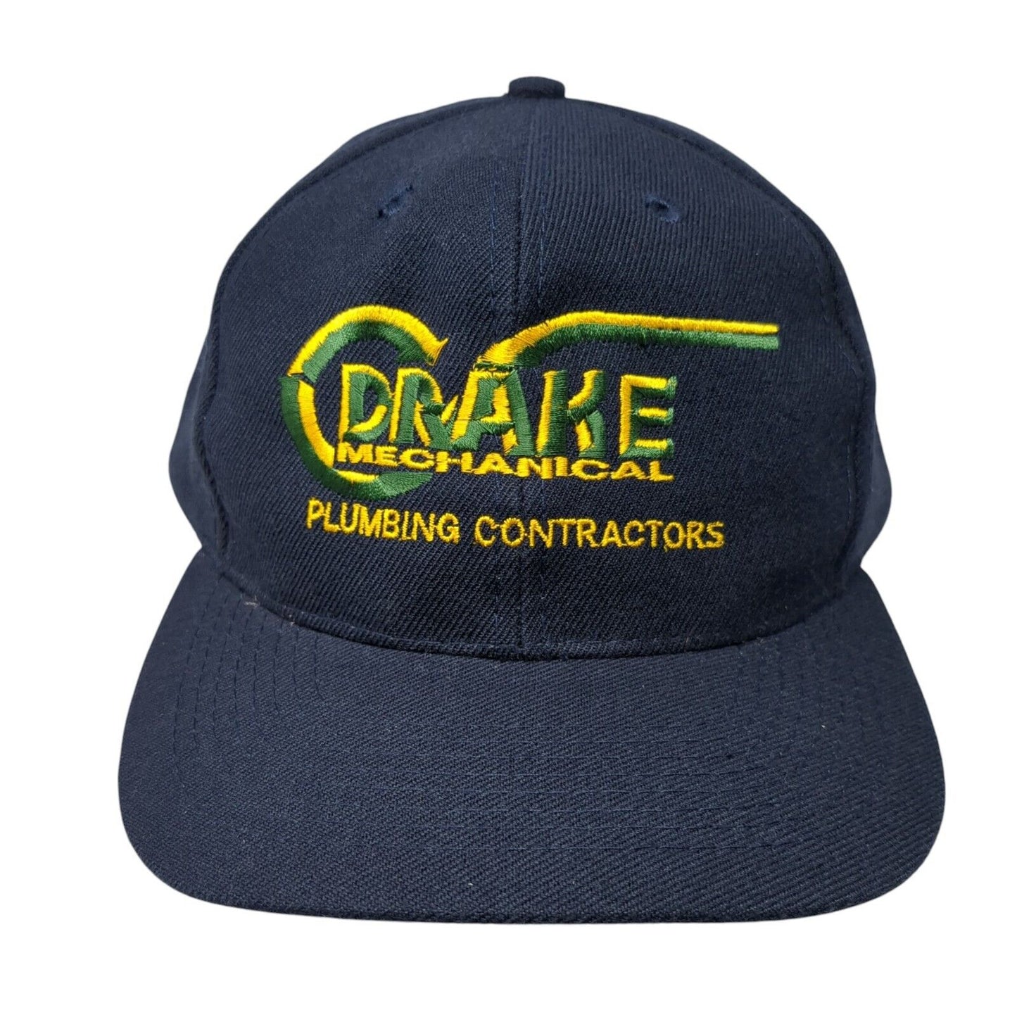 Drake Mechanical Plumbing Contractors Snapback Hat Blue One Size Otto