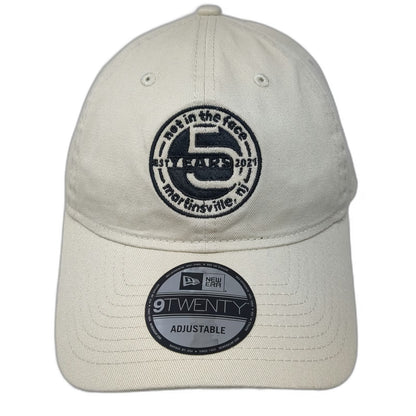 New Era Baseball Cap Beige One Size 9TWENTY Slideback Martinsville NJ Cotton Hat