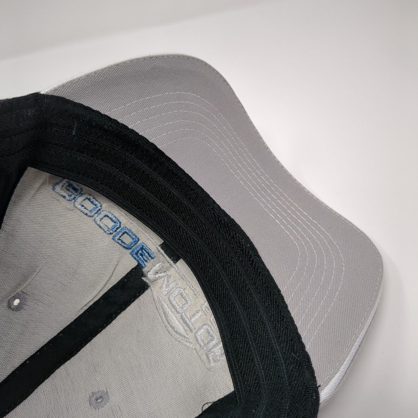 Goode Motor Ford Fitted Hat Gray One Size Embroidered Vented Holes 360 Apparel