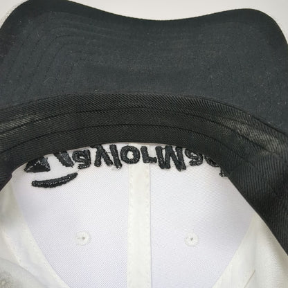 TaylorMade Baseball Cap White XL SIM TP5 A-Flex Stretch Fit Golf Performance Hat