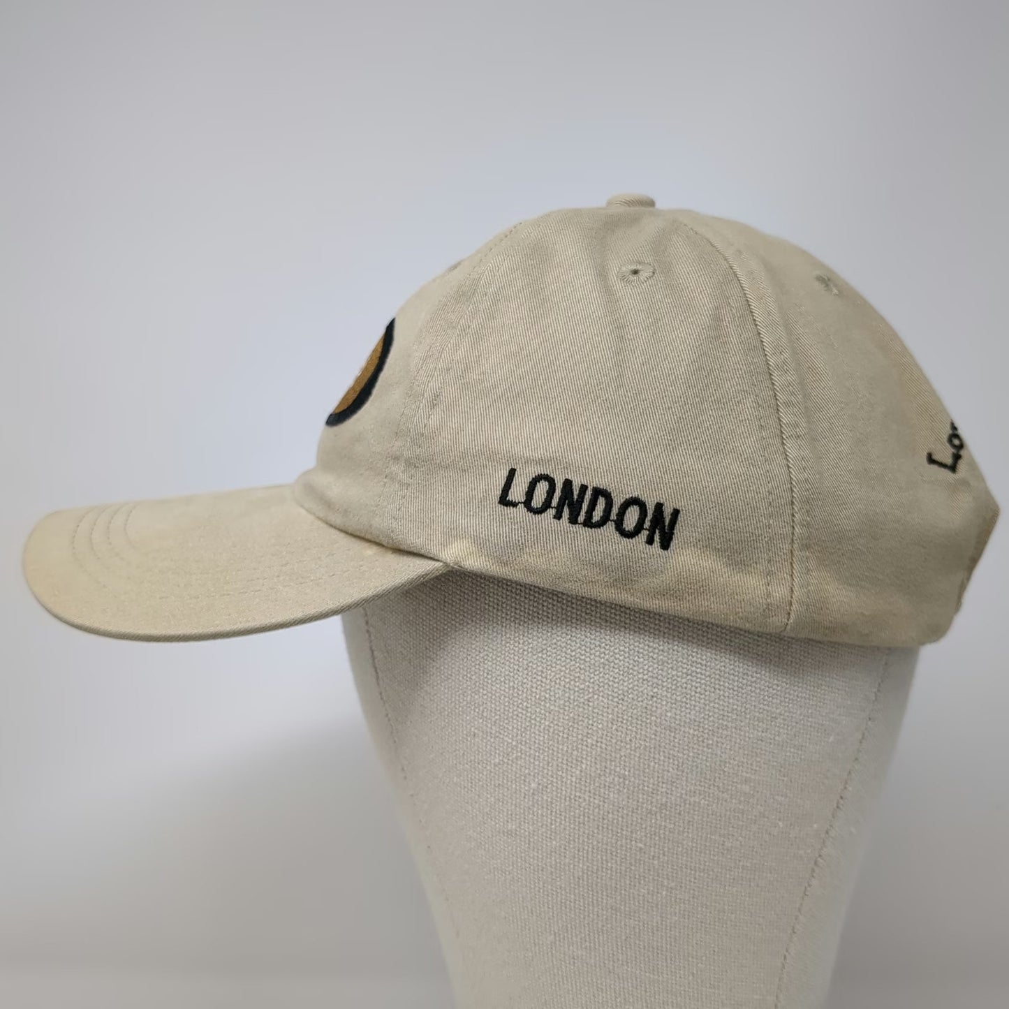 Hard Rock Cafe London Baseball Cap Beige One Size Love All Serve All Cotton Hat