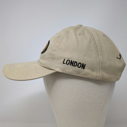 Hard Rock Cafe London Baseball Cap Beige One Size Love All Serve All Cotton Hat