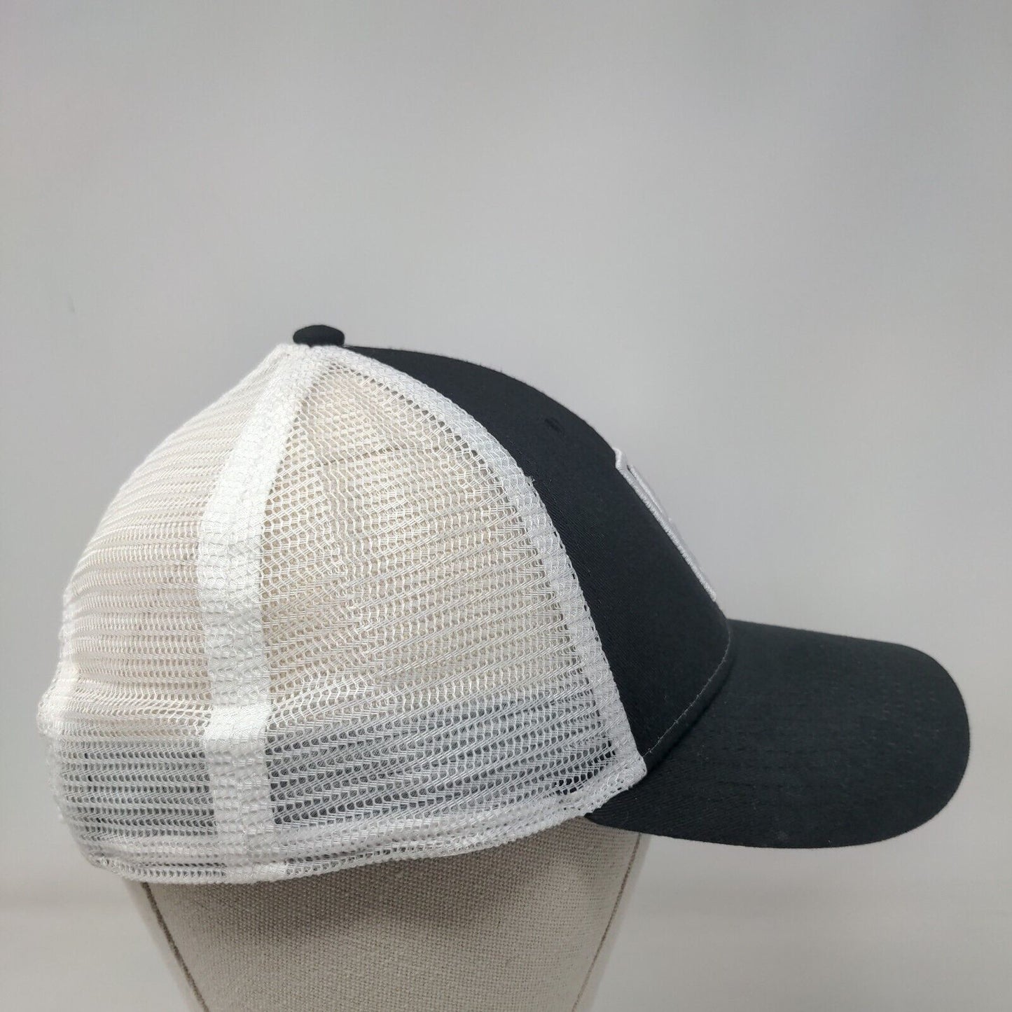 ABBQ Snapback Mesh Back Trucker Hat Multi One Size Embroidered Colorblock