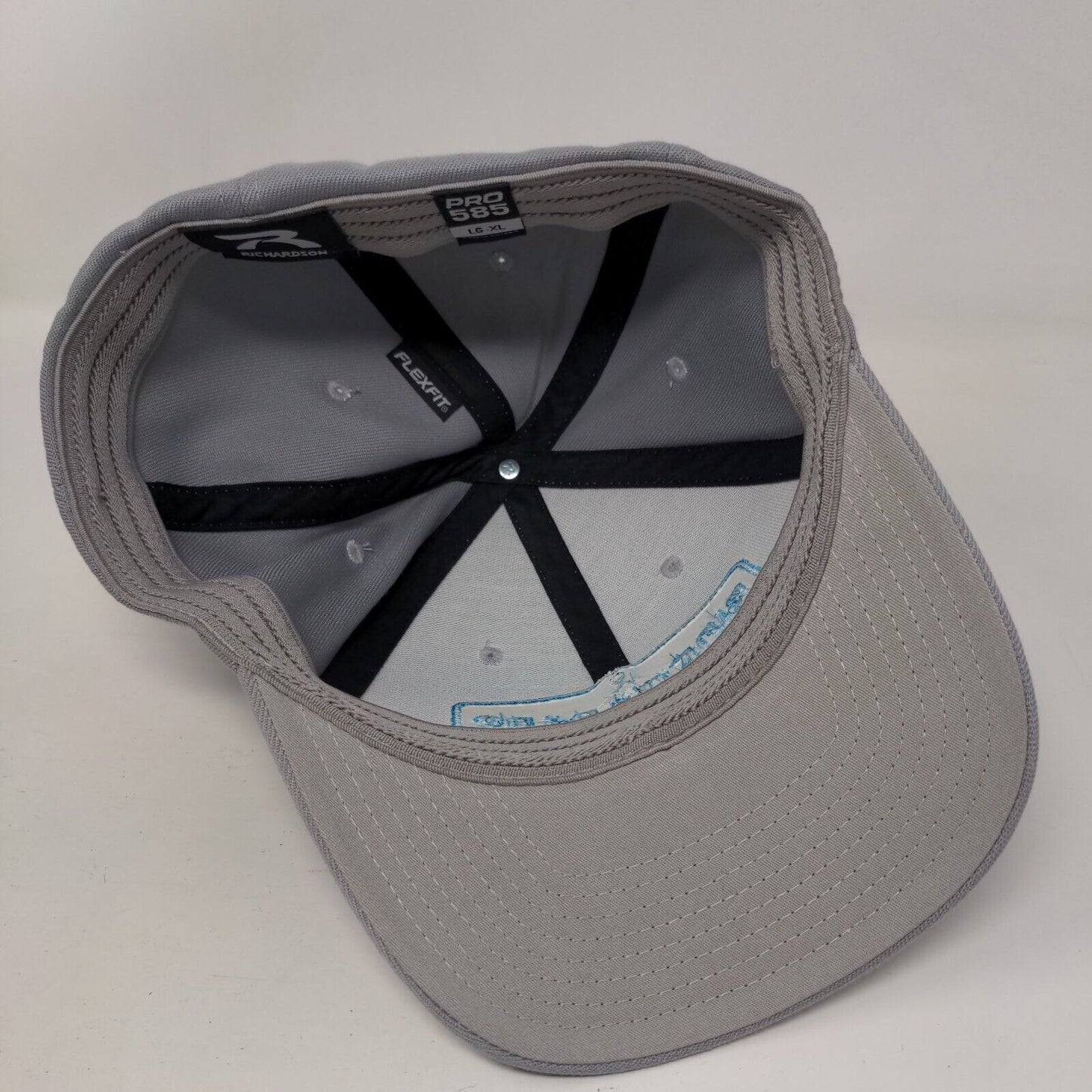 Ride On Dads Fitted Hat Gray L-XL Embroidered Riding For The Cure