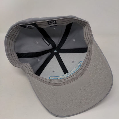Ride On Dads Fitted Hat Gray L-XL Embroidered Riding For The Cure