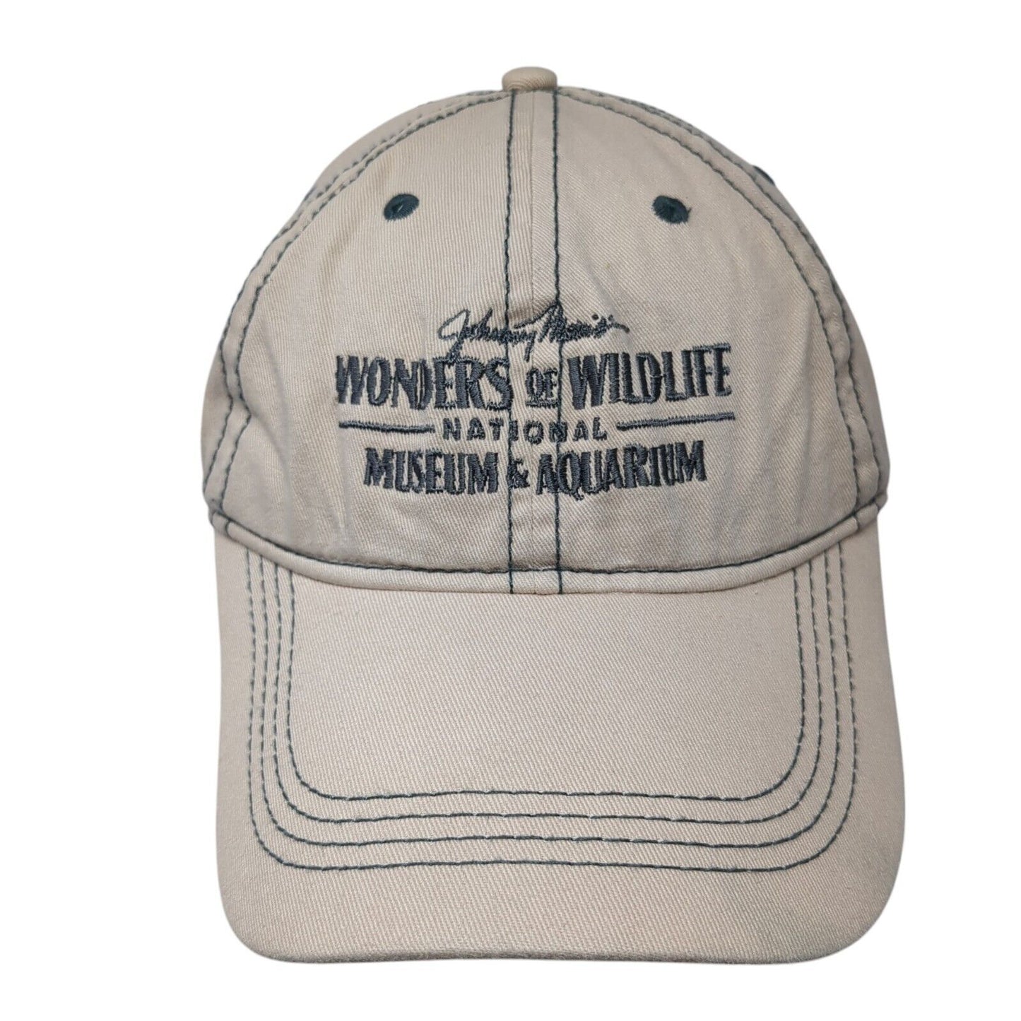 Johnny Morris' Wonders of Wildlife Slideback Hat Tan One Size 6 Panel