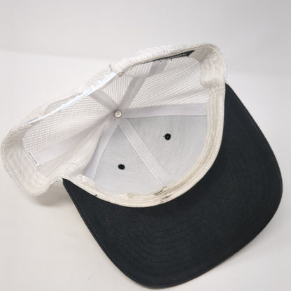 Rounds Trucking Snapback Mesh Back Trucker Hat Black One Size 6 Panel