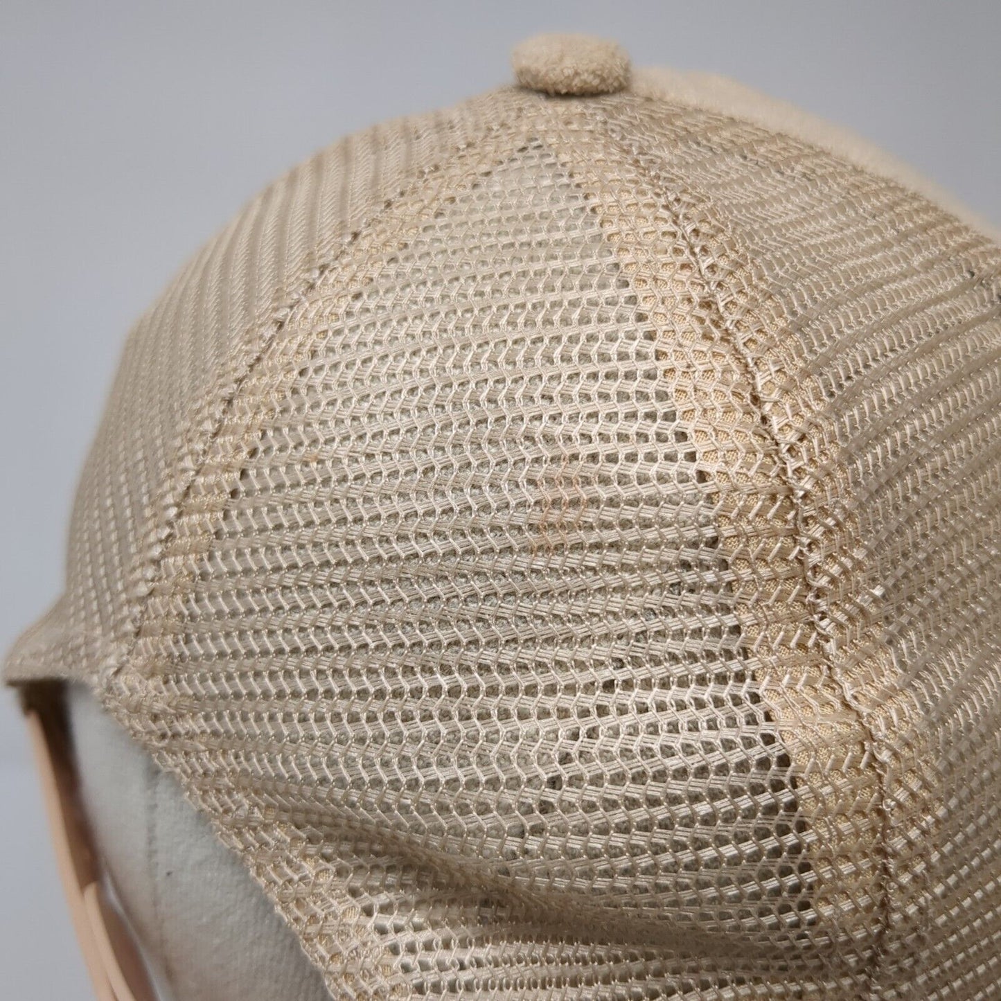 Divided by H&M Snapback Trucker Hat Tan One Size Flower Mesh Back